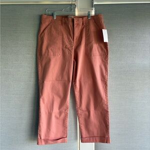 LOGO by Lori Goldstein Women's Boyfriend Jeans in Coral